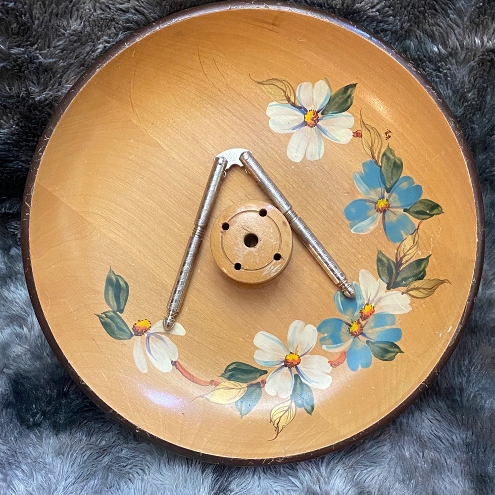 Hand Painted Wooden nutcracker Tray Bowl Vancouver BC
Dogwood Bohemian
